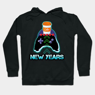 New Years Coffee Gamer Hoodie